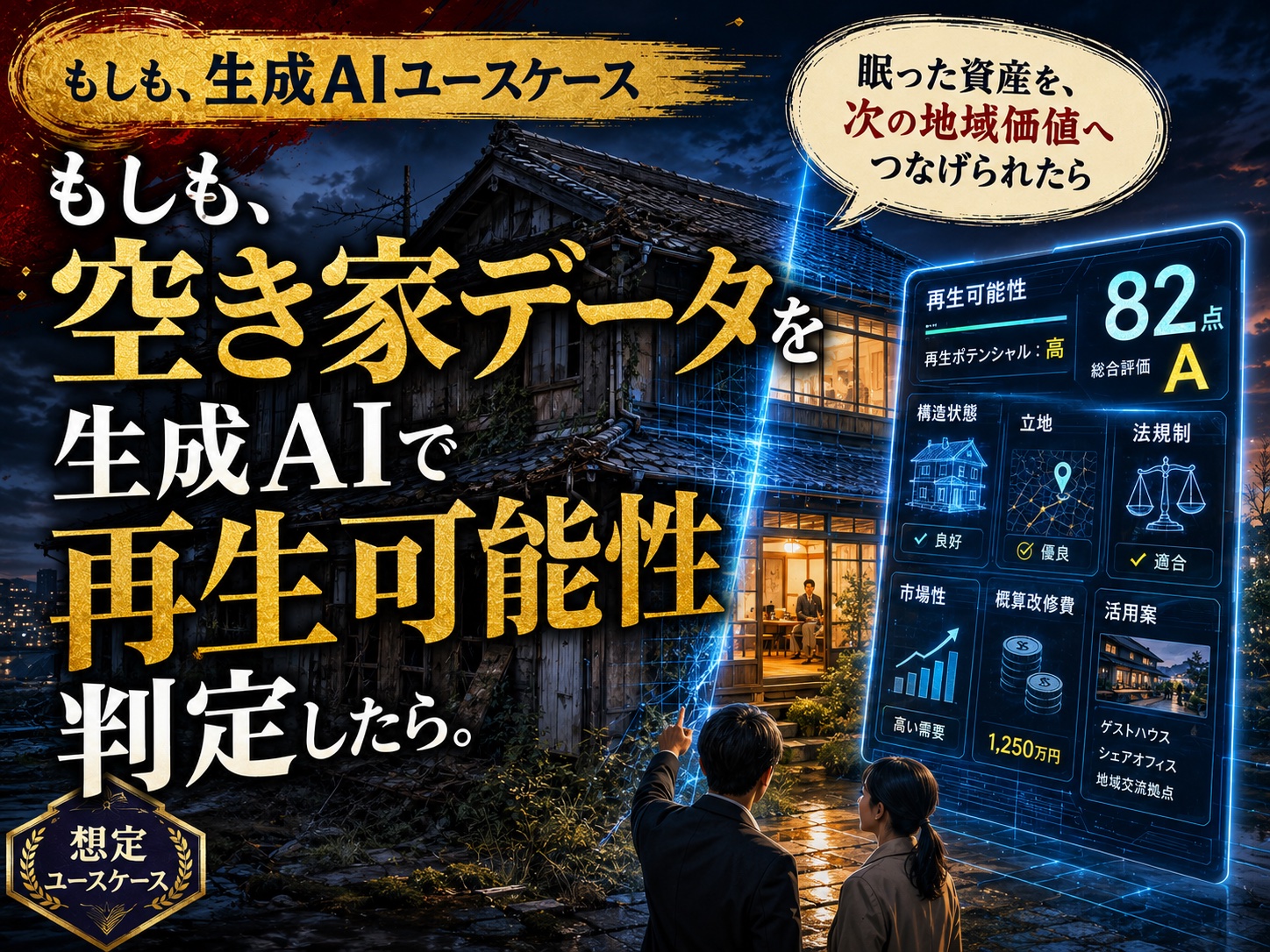 空き家マップ × 再生判定
