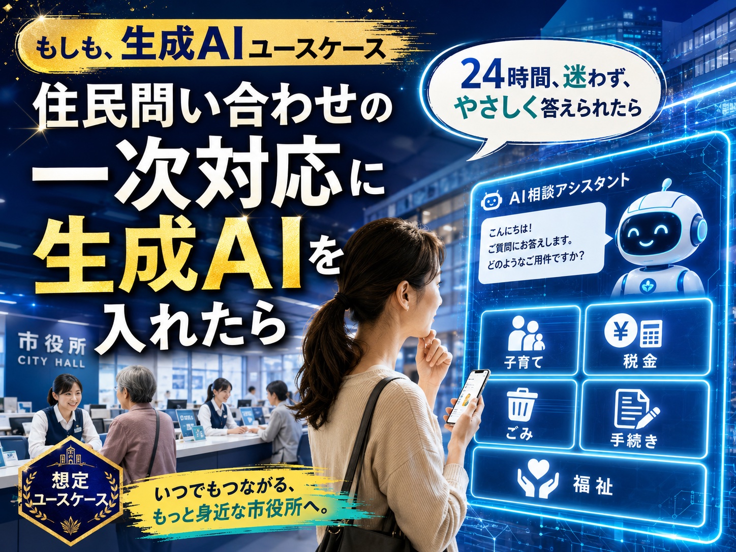 自治体窓口AIアシスタント