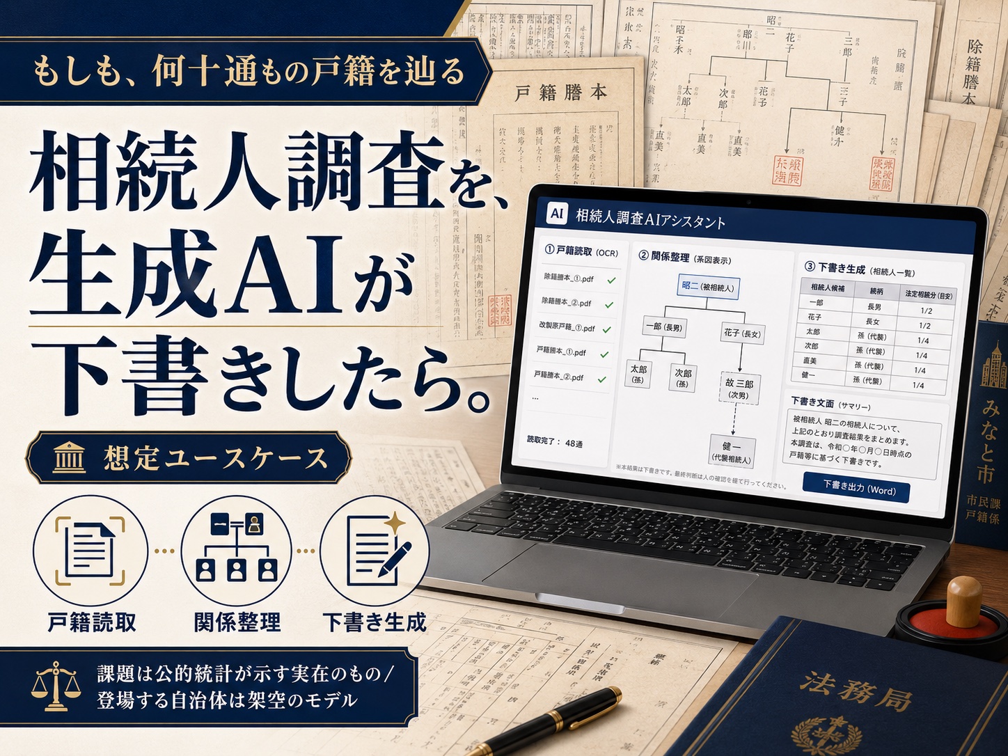 相続人調査 × 生成AI