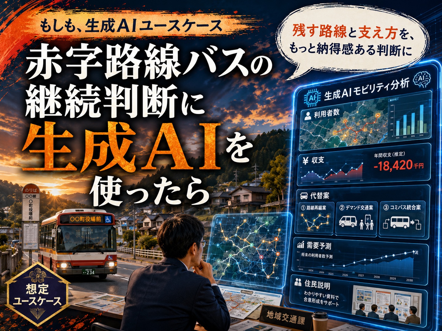 公共交通計画ダッシュボード