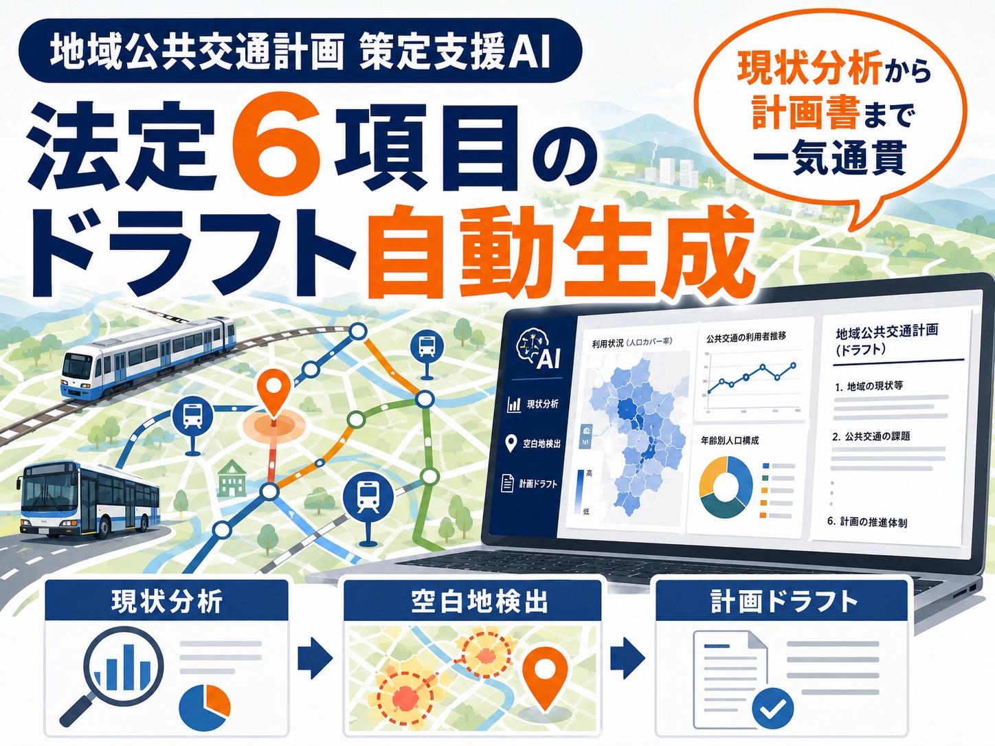 地域公共交通計画 策定支援AI