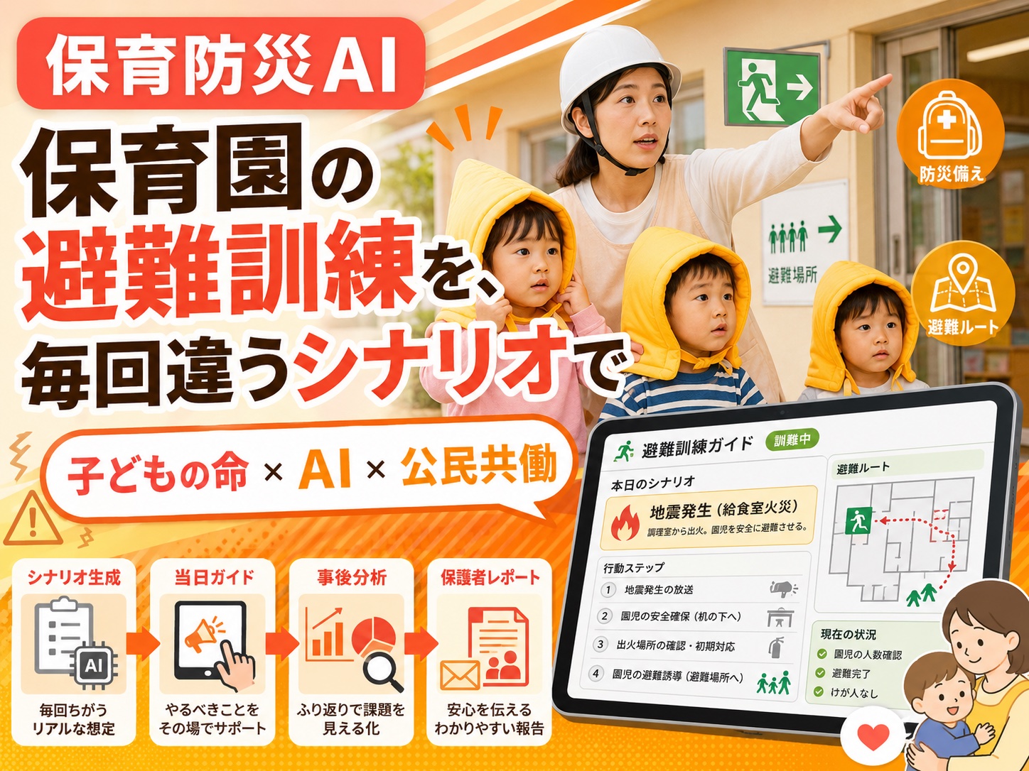 保育防災AI